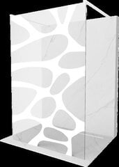 Suihkuseinä Mexen Kioto, valkoinen/valkoinen kuvio, 140 x 200 cm hinta ja tiedot | Suihkuseinät ja -ovet | hobbyhall.fi
