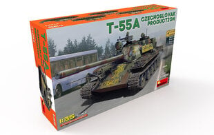 Liimattava pienoismalli MiniArt 37084 T-55A Czechoslovak Production 1/35 hinta ja tiedot | Koottavat pienoismallit | hobbyhall.fi