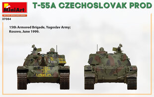 Liimattava pienoismalli MiniArt 37084 T-55A Czechoslovak Production 1/35 hinta ja tiedot | Koottavat pienoismallit | hobbyhall.fi