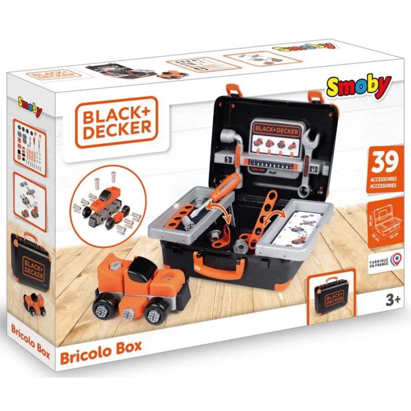 Smoby Black & Decker, auto hinta ja tiedot | Poikien lelut | hobbyhall.fi