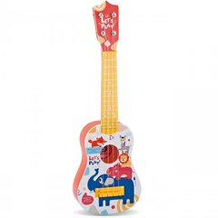 Lasten akustinen kitara 57 cm, Woopie, oranssi hinta ja tiedot | Kehittävät lelut | hobbyhall.fi