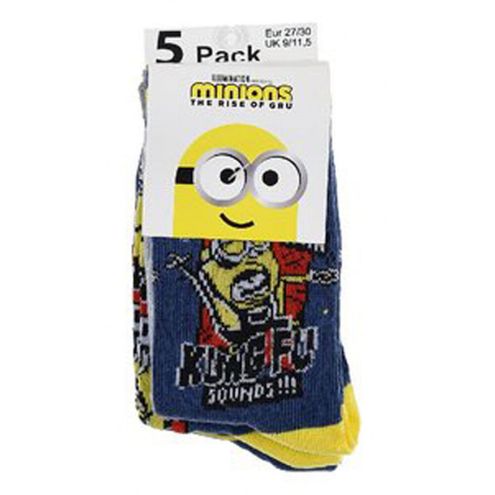 Minions-sukat pojille, 5 kpl, eri kokoja hinta ja tiedot | Poikien sukat | hobbyhall.fi