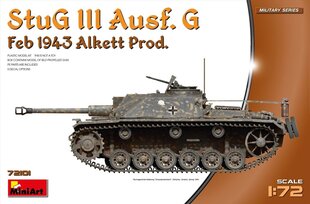 Liimattava malli MiniArt 72101 StuG III Ausf. G Feb 1943 Prod 1/72 hinta ja tiedot | Koottavat pienoismallit | hobbyhall.fi