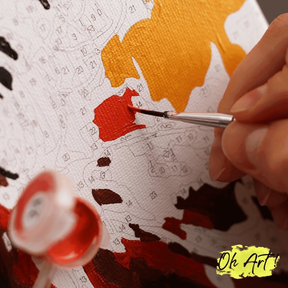 Maalaa oma mestariteos - Paint by numbers - 40x50 cm / ANG107/ Oh-art hinta ja tiedot | Maalaa numeroiden mukaan | hobbyhall.fi
