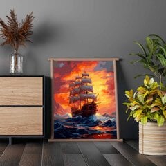 Maalaa oma mestariteos - Paint by numbers - 40x50 cm / ANG521/ Oh-art hinta ja tiedot | Maalaa numeroiden mukaan | hobbyhall.fi