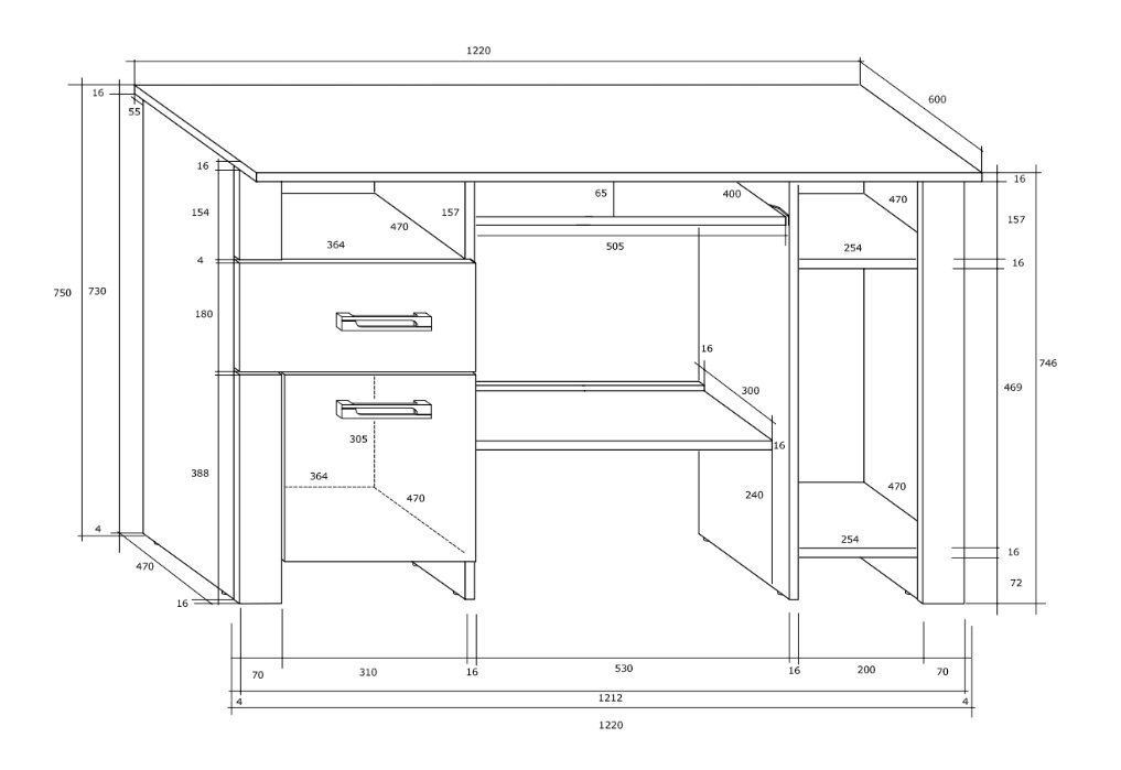 Pöytä Meblocross Hugo, ruskea hinta ja tiedot | Tietokonepöydät ja työpöydät | hobbyhall.fi