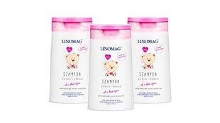 Shampoo lapsille ja vauvoille Linomag, 3x200 ml hinta ja tiedot | Linomag Hajuvedet ja kosmetiikka | hobbyhall.fi