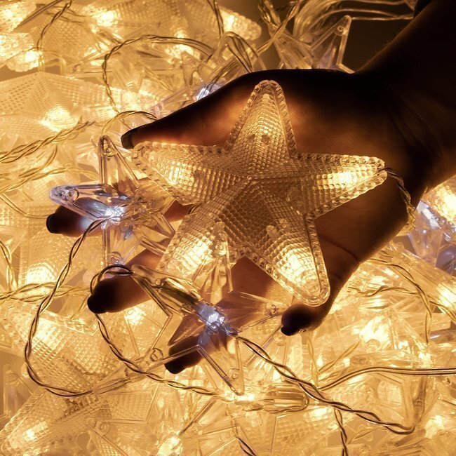 Verho Tähdet 180 LED "Smart", kylmä / lämmin valkoinen, voidaan liittää hinta ja tiedot | Jouluvalot | hobbyhall.fi