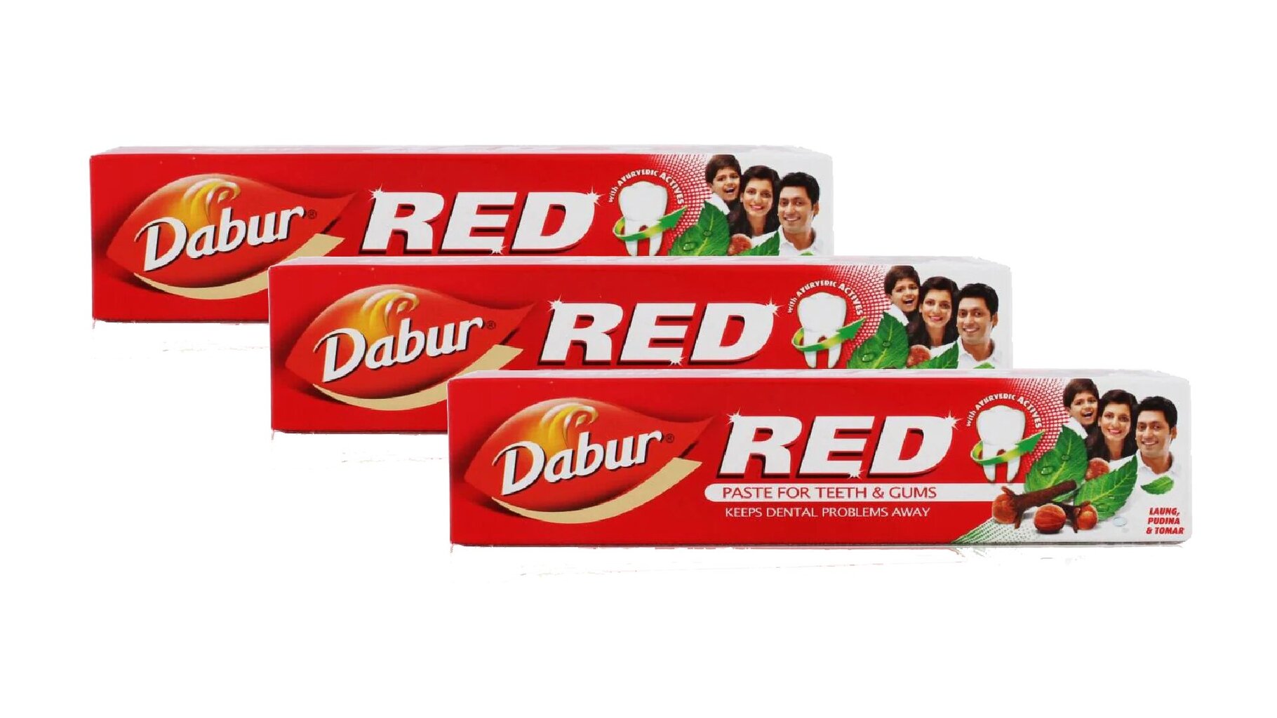 Dabur Red hammastahna 3x100 g hinta ja tiedot | Suuhygienia | hobbyhall.fi