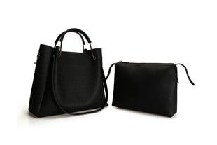 275 - Leather Black hinta ja tiedot | Naisten käsilaukut | hobbyhall.fi
