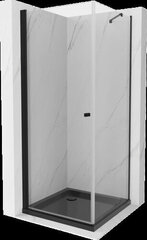 Suihkukaappi Mexen Pretoria, jossa on lokerikko ja luukku, kromi, 80 x 80 cm hinta ja tiedot | Suihkukaapit ja suihkunurkat | hobbyhall.fi