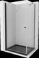 Suihkukaappi Mexen Pretoria, altaalla ja luukulla, musta, 90 x 120 cm hinta ja tiedot | Suihkukaapit ja suihkunurkat | hobbyhall.fi