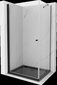 Suihkukaappi Mexen Lima, altaalla ja luukulla, musta, 100 x 120 cm hinta ja tiedot | Suihkukaapit ja suihkunurkat | hobbyhall.fi