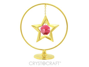 Figuuri Star, Swarovski-kristallilla, 24K kullattu hinta ja tiedot | Sisustustuotteet | hobbyhall.fi