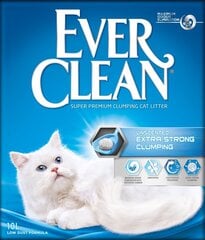 Kissanhiekka Ever Clean Extra Strong Clumping Unscented, 10 L hinta ja tiedot | Ever Clean Lemmikit | hobbyhall.fi