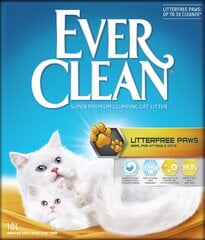 Kissanhiekka Ever Clean Litterfree Pawsin, 10 L hinta ja tiedot | Kissanhiekka | hobbyhall.fi