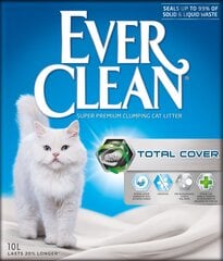 Kissanhiekka Ever Clean Total Cover, 10 L hinta ja tiedot | Kissanhiekka | hobbyhall.fi