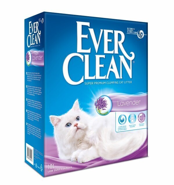 Kissanhiekka Ever Clean Lavender, 10 L hinta ja tiedot | Kissanhiekka | hobbyhall.fi