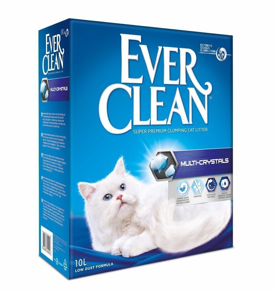 Kissanhiekka Ever Clean Multi-Crystals, 10 L hinta ja tiedot | Kissanhiekka | hobbyhall.fi