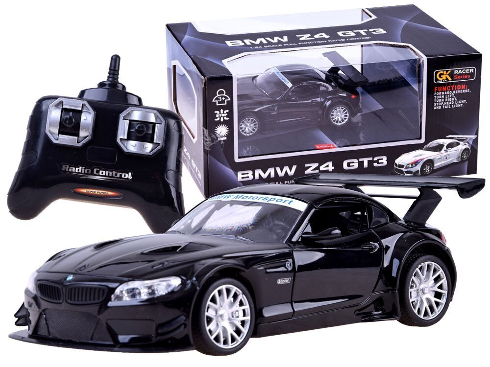 BMW Z4 kauko-ohjattava auto, musta hinta ja tiedot | Poikien lelut | hobbyhall.fi