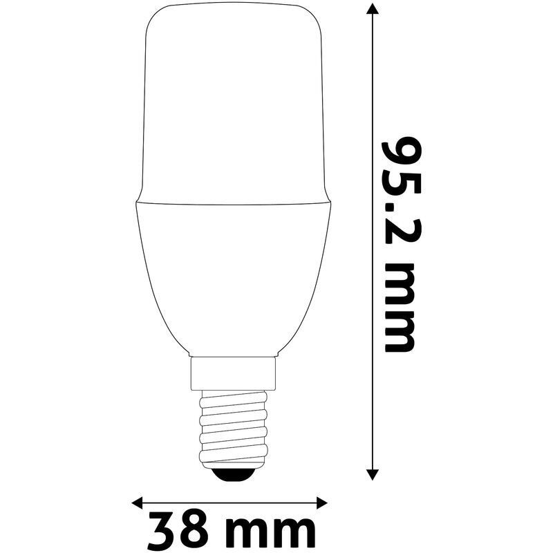 Avide LED-lamppu 7W T37 E14 3000K hinta ja tiedot | Lamput | hobbyhall.fi