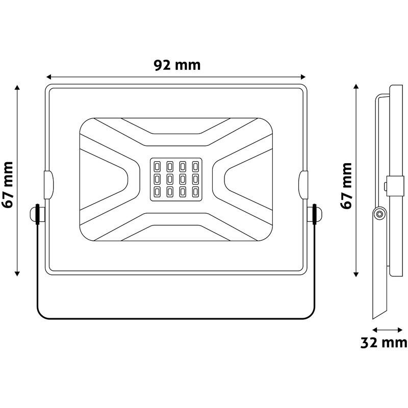 Avide LED-ulkovalaisin 10W 800lm hinta ja tiedot | Puutarha- ja ulkovalot | hobbyhall.fi