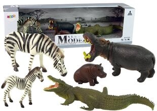 Afrikkalaisten villieläinten figuurit Lean Toys, 5 kpl hinta ja tiedot | Poikien lelut | hobbyhall.fi