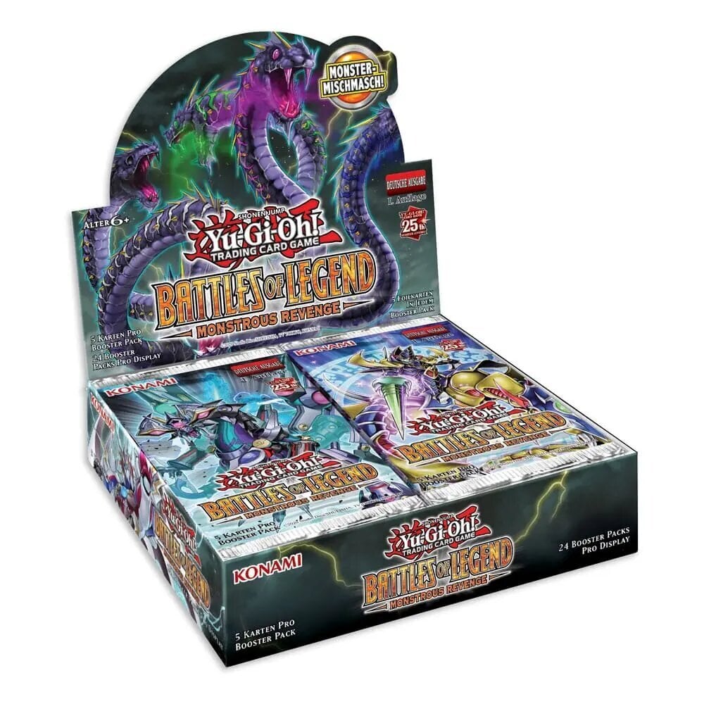 Yu-Gi-Oh! TCG Battles of Legend: Monstrous Revenge Booster -näyttö (24) * Saksan versio* hinta ja tiedot | Lautapelit ja älypelit | hobbyhall.fi