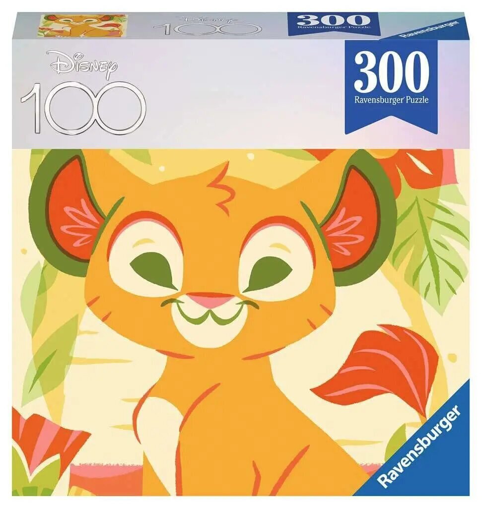 Disney 100 palapeli Simba (300 kappaletta) hinta ja tiedot | Palapelit | hobbyhall.fi