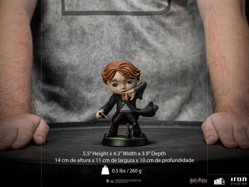 Harry Potter Mini Co. PVC-hahmo Ron Weasley murtuneella sauvalla 14 cm hinta ja tiedot | Poikien lelut | hobbyhall.fi