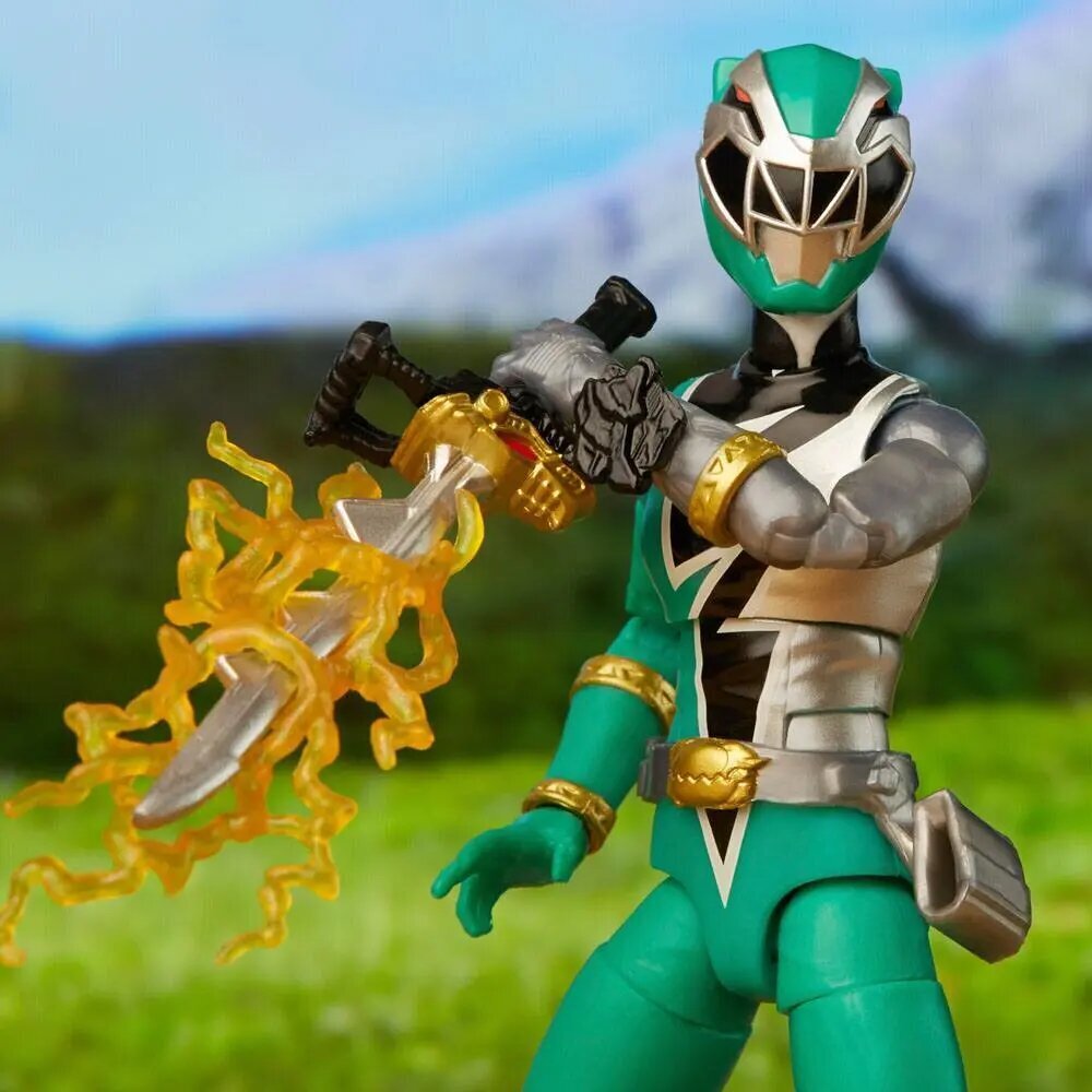 Power Rangers Lightning Collection Toimintahahmo Dino Fury Vihreä Ranger 15 cm hinta ja tiedot | Poikien lelut | hobbyhall.fi