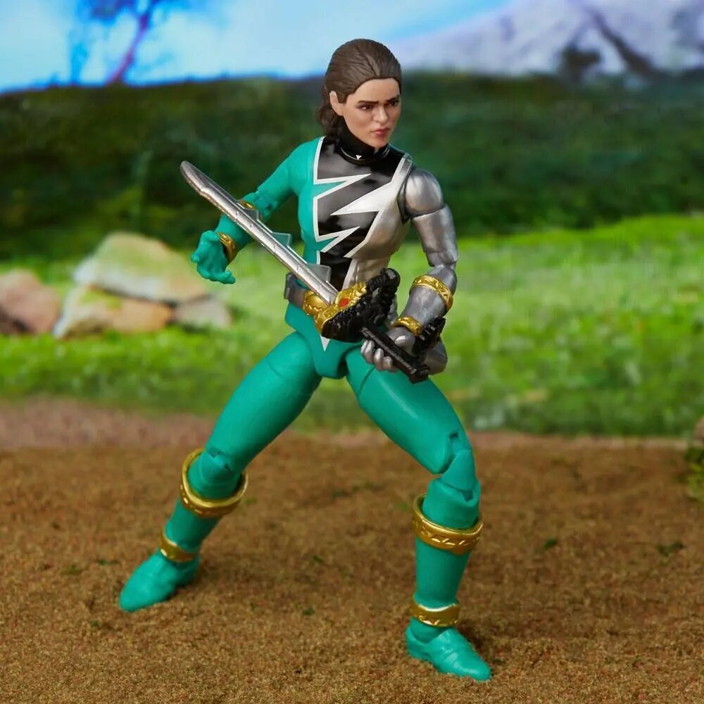 Power Rangers Lightning Collection Toimintahahmo Dino Fury Vihreä Ranger 15 cm hinta ja tiedot | Poikien lelut | hobbyhall.fi