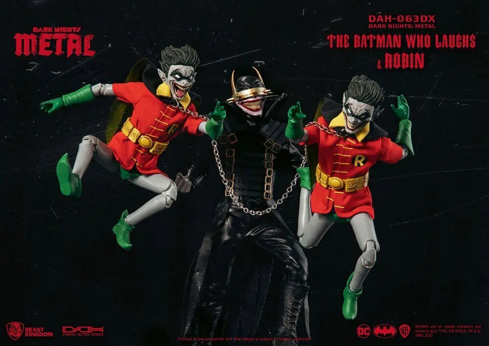 DC Comics Dynamic 8ction Heroes Toimintahahmo 1/9 Batman, joka nauraa ja hänen Rabid Robins DX 20 cm hinta ja tiedot | Poikien lelut | hobbyhall.fi