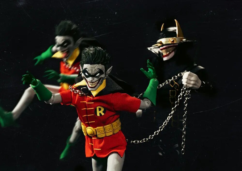 DC Comics Dynamic 8ction Heroes Toimintahahmo 1/9 Batman, joka nauraa ja hänen Rabid Robins DX 20 cm hinta ja tiedot | Poikien lelut | hobbyhall.fi