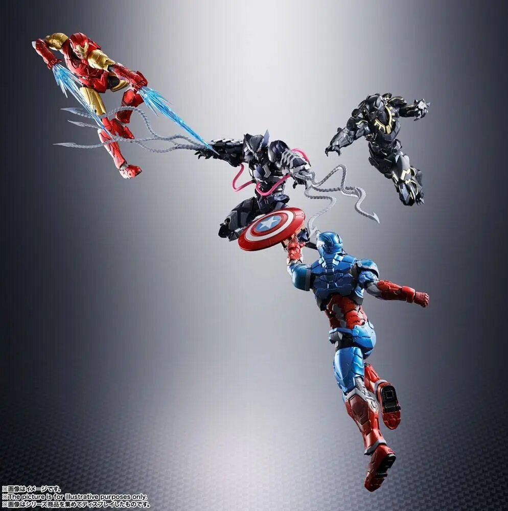 Tech-On Avengers S.H. Figuarts Toimintahahmo Venom Symbiote Ahma 16 cm hinta ja tiedot | Poikien lelut | hobbyhall.fi