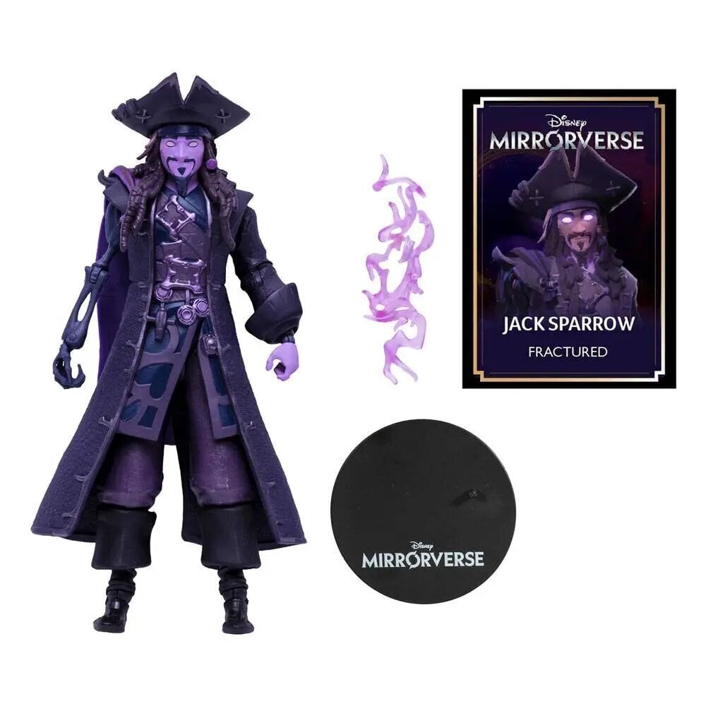 Disney Mirrorverse -toimintahahmo Jack Sparrow murtunut kultaetikettisarja 18 cm hinta ja tiedot | Poikien lelut | hobbyhall.fi