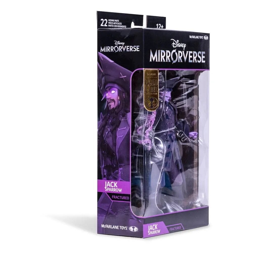 Disney Mirrorverse -toimintahahmo Jack Sparrow murtunut kultaetikettisarja 18 cm hinta ja tiedot | Poikien lelut | hobbyhall.fi