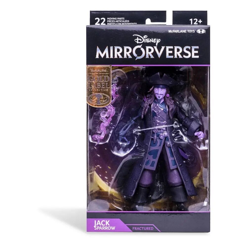 Disney Mirrorverse -toimintahahmo Jack Sparrow murtunut kultaetikettisarja 18 cm hinta ja tiedot | Poikien lelut | hobbyhall.fi