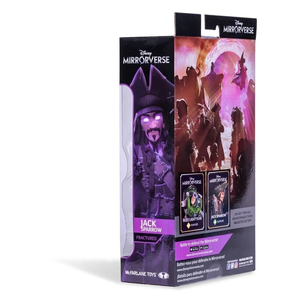 Disney Mirrorverse -toimintahahmo Jack Sparrow murtunut kultaetikettisarja 18 cm hinta ja tiedot | Poikien lelut | hobbyhall.fi