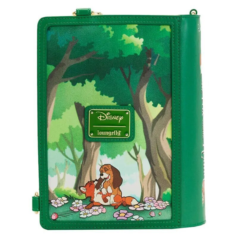 Loungefly Disney The Fox and the Hound Book Ristireppu hinta ja tiedot | Koulureput ja -laukut | hobbyhall.fi