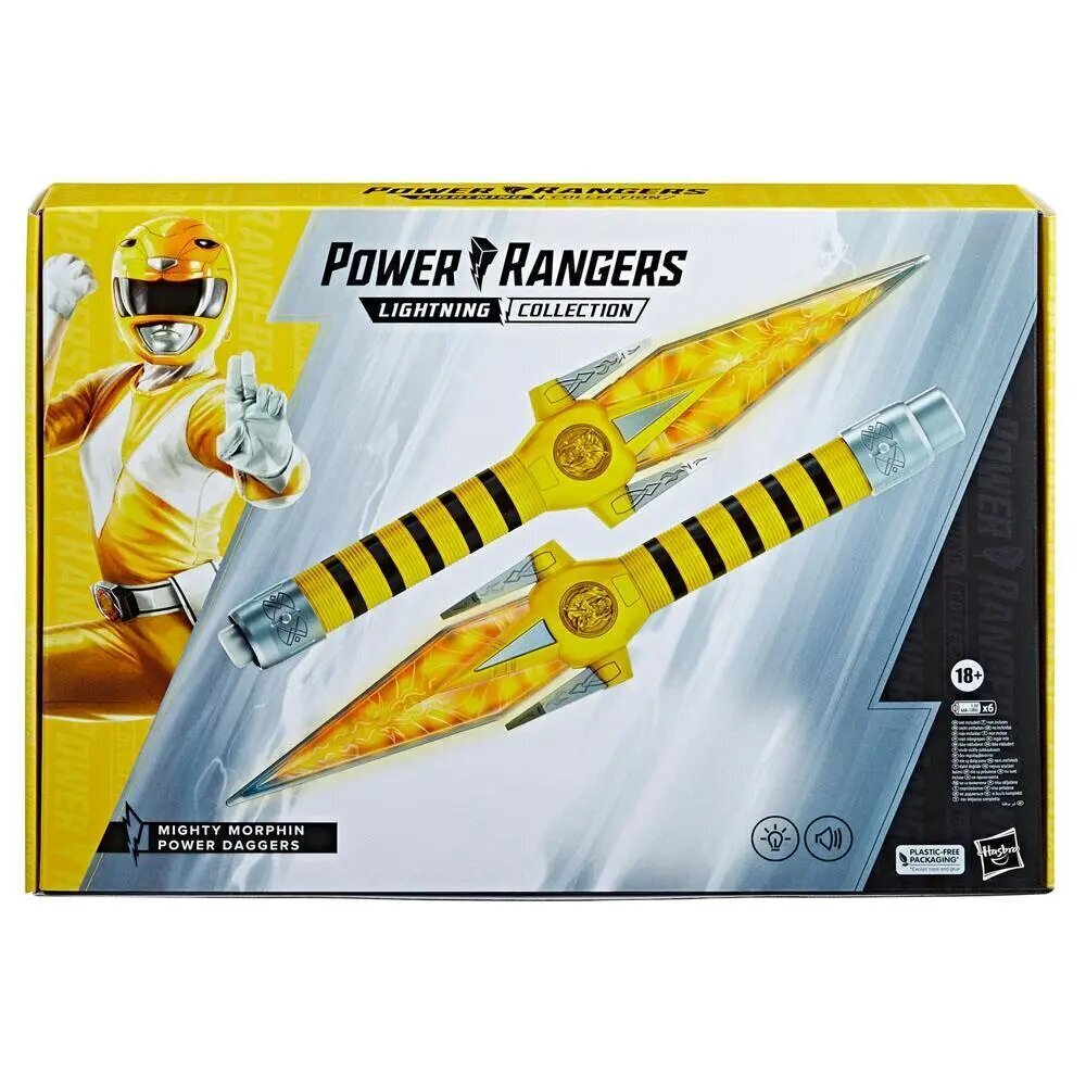 Power Rangers Lightning Collection Ensiluokkainen roolipeli 2022 Mighty Morphin Power Tiggers hinta ja tiedot | Poikien lelut | hobbyhall.fi