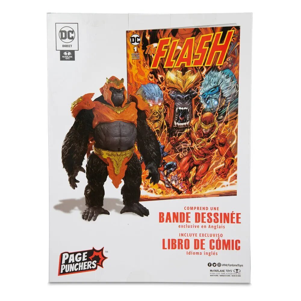 DC Direct Page Punchers MegaFigs Toimintahahmo Gorilla Grodd (Flash-sarjakuva) 30 cm hinta ja tiedot | Poikien lelut | hobbyhall.fi