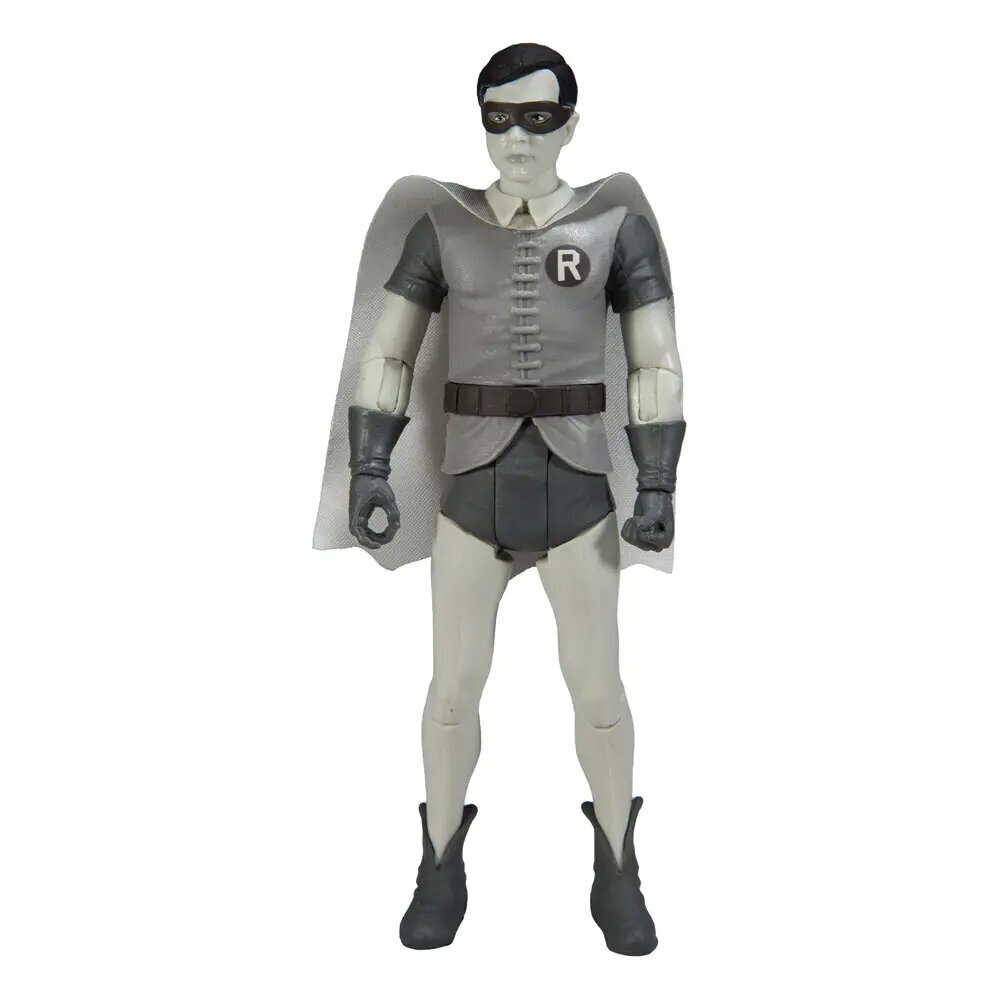 DC Retro -toimintahahmo Batman 66 Robin (mustavalkoinen TV-variantti) 15 cm hinta ja tiedot | Poikien lelut | hobbyhall.fi