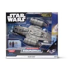 Star Wars Micro Galaxy Squadron -ajoneuvo hahmoilla ja hahmoilla Razor Crest 20 cm hinta ja tiedot | Pienoismallit | hobbyhall.fi