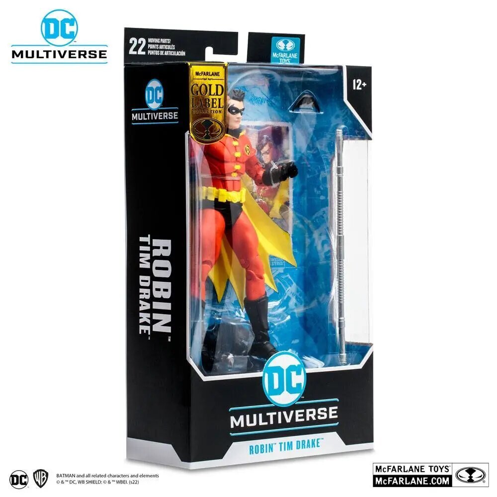 DC Multiverse -toimintahahmo Robin (Tim Drake) Kultainen etiketti 18 cm hinta ja tiedot | Poikien lelut | hobbyhall.fi