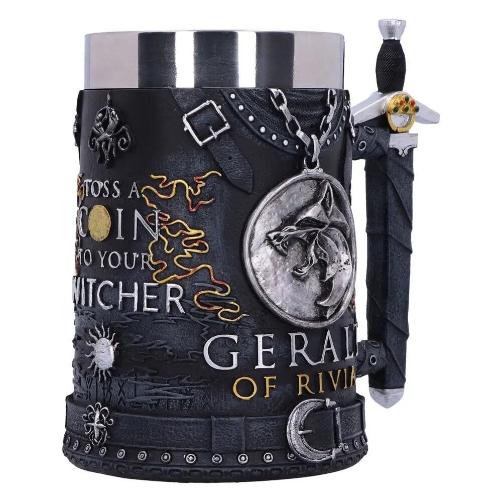 Witcher Tankard Geralt Riviasta hinta ja tiedot | Lasit, mukit ja kannut | hobbyhall.fi