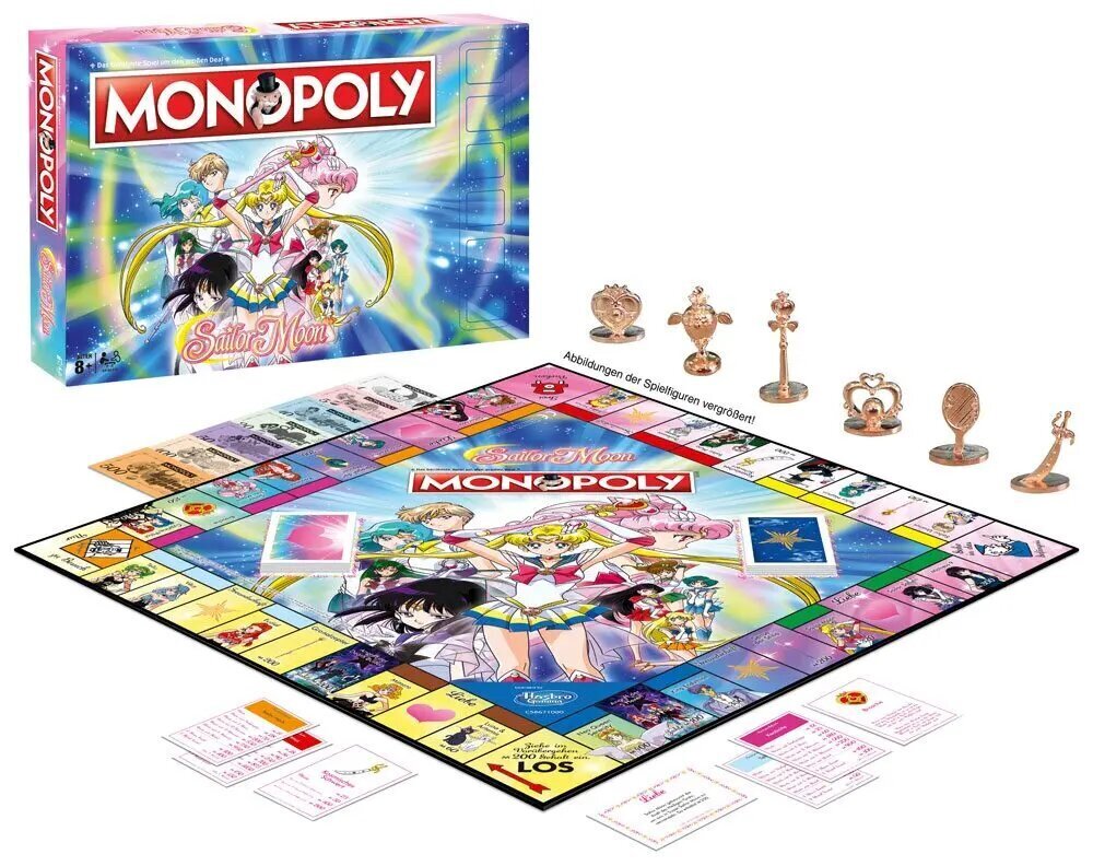 Sailor Moon lautapeli Monopoly *saksankielinen versio* hinta ja tiedot | Lautapelit ja älypelit | hobbyhall.fi
