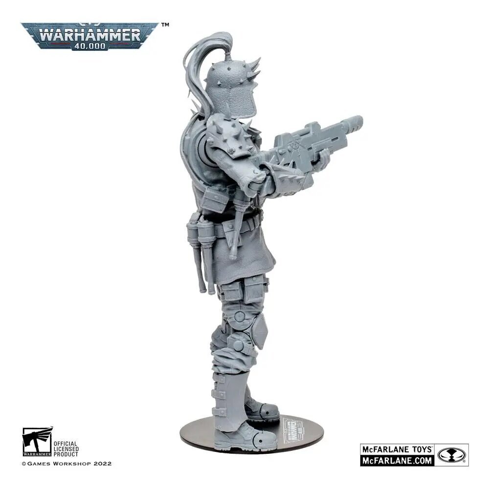 Warhammer 40k: Darktide-toimintahahmo Petturinvartija (Taiteilijan todistus) 18 cm hinta ja tiedot | Poikien lelut | hobbyhall.fi