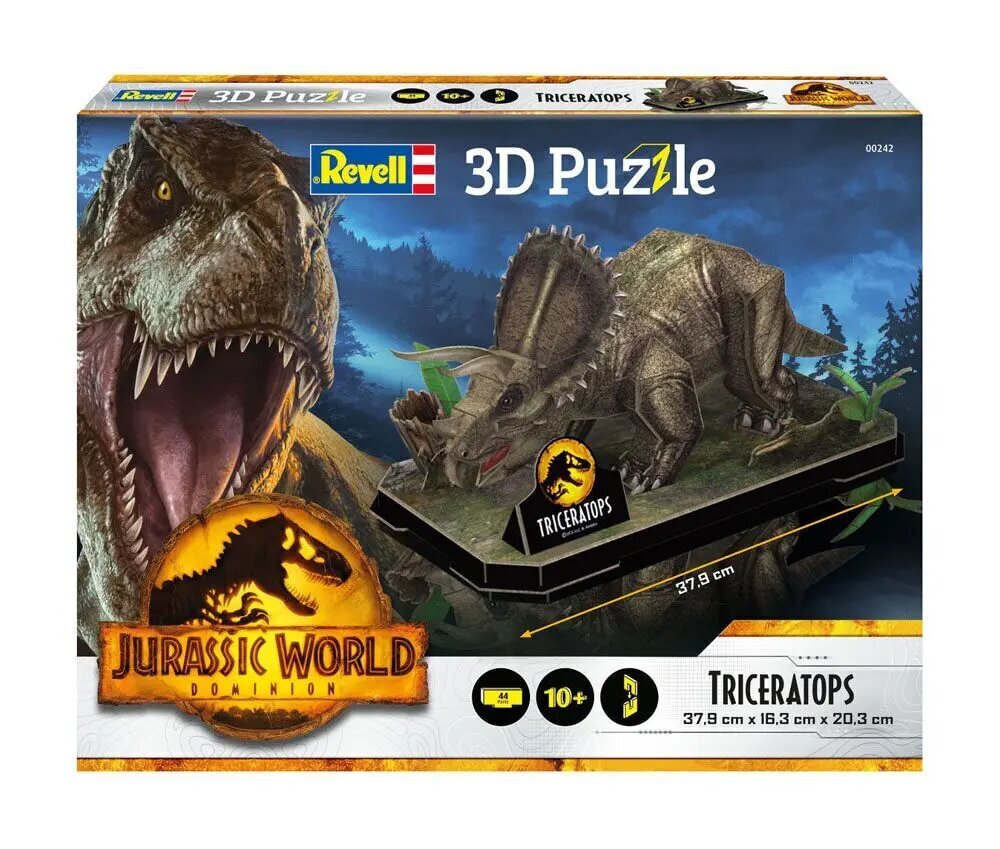 Jurassic World Dominion 3D-palapeli Triceratops hinta ja tiedot | LEGOT ja rakennuslelut | hobbyhall.fi