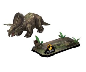 Jurassic World Dominion 3D-palapeli Triceratops hinta ja tiedot | Jurassic World Lelut yli 3-vuotiaille lapsille | hobbyhall.fi